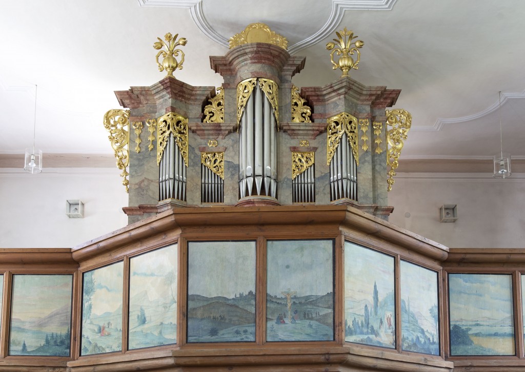 Orgelempore (Foto: Stefan Gruber/ Archiv Simultankirchen-Radweg)